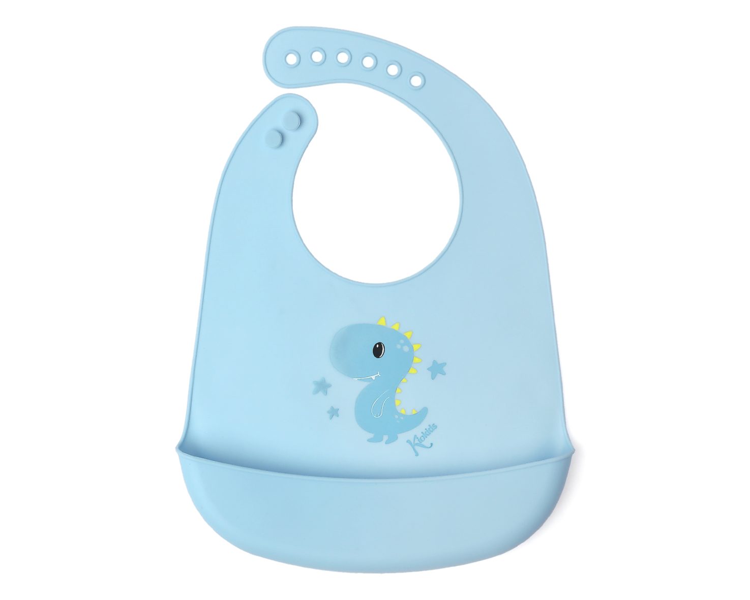 Babete silicone Azul